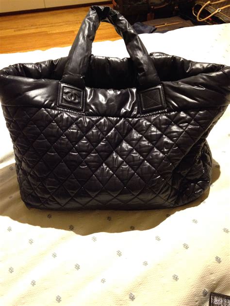 chanel black puffy bag|chanel shopping bags.